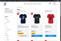 T-Shirt Grind - Shop page